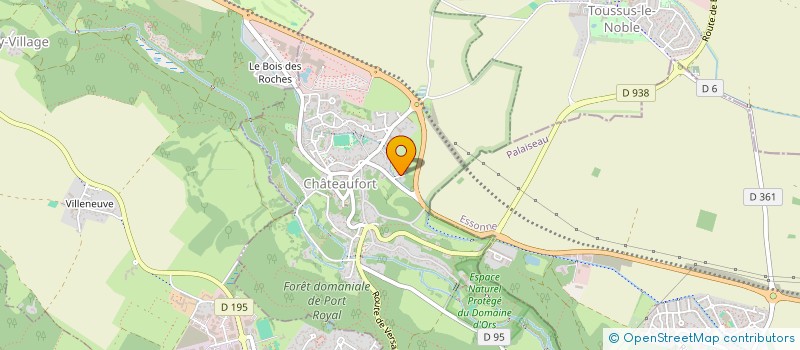 localisation de l'entreprise ECOFIX à CHATEAUFORT