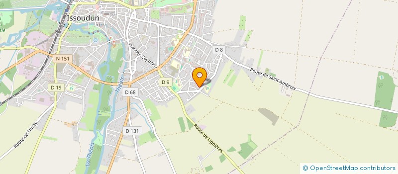 localisation de l'entreprise ECOFIXPHONES.COM à ISSOUDUN