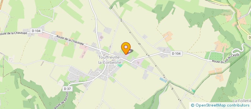 localisation de l'entreprise ECOFLEX  TOUFFREVILLE-LA-CORBELINE