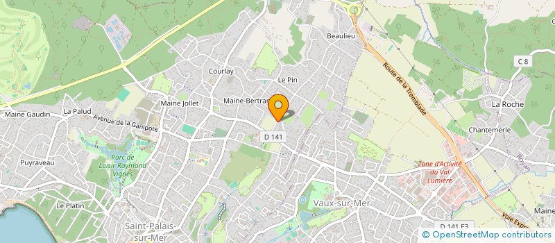 localisation de l'entreprise ECOFLO  SAINT-PALAIS-SUR-MER