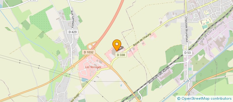 localisation de l'entreprise ECOFLOR à VIRY-NOUREUIL