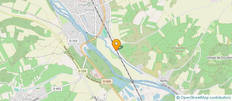 localisation de l'entreprise ECOFLUENCE à ST BRIS LE VINEUX