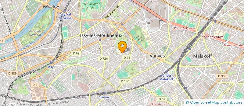 localisation de l'entreprise ECOFOOT.FR à ISSY-LES-MOULINEAUX