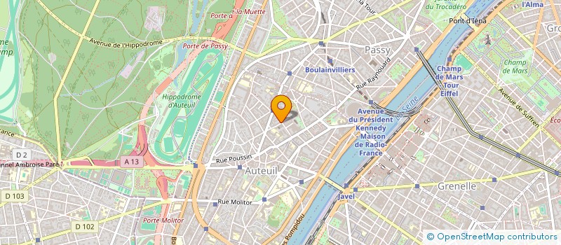 localisation de l'entreprise ECOFOR à PARIS