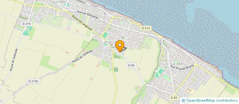 localisation de l'entreprise ECOFRAIS à LANGRUNE-SUR-MER