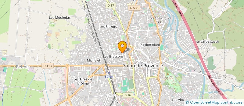localisation de l'entreprise ECOFRANCE à SALON-DE-PROVENCE