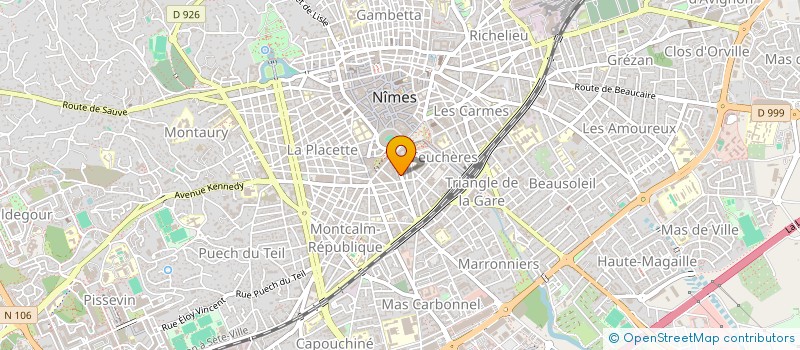 localisation de l'entreprise ECOFREEZE à NIMES