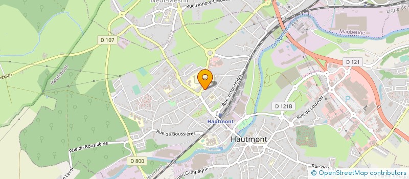 localisation de l'entreprise ECOFUEL à ECLAIBES