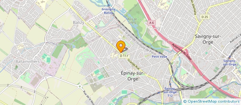 localisation de l'entreprise ECOGARDENS à EPINAY-SUR-ORGE
