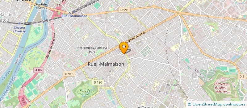 localisation de l'entreprise ECOGATE à RUEIL-MALMAISON