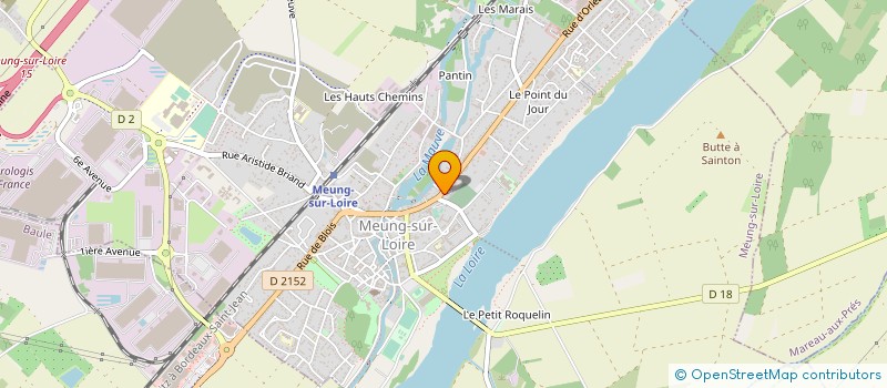 localisation de l'entreprise ECOGEE à MEUNG-SUR-LOIRE