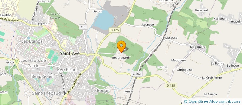 localisation de l'entreprise ECOGEO RENOVATION  SAINT-AVE