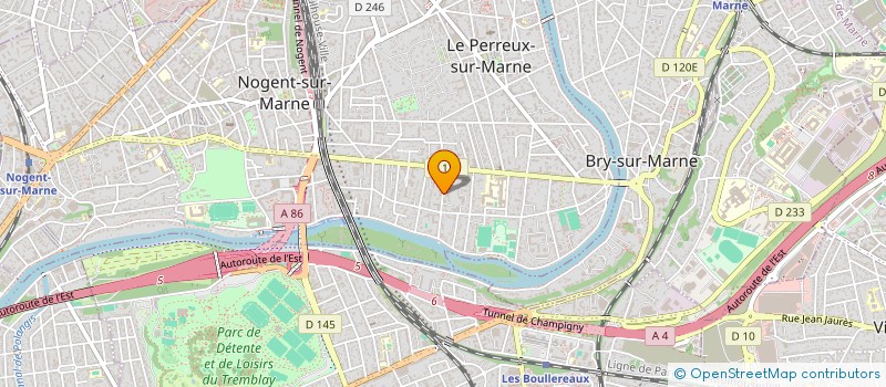 localisation de l'entreprise ECOGILEC  LE PERREUX-SUR-MARNE