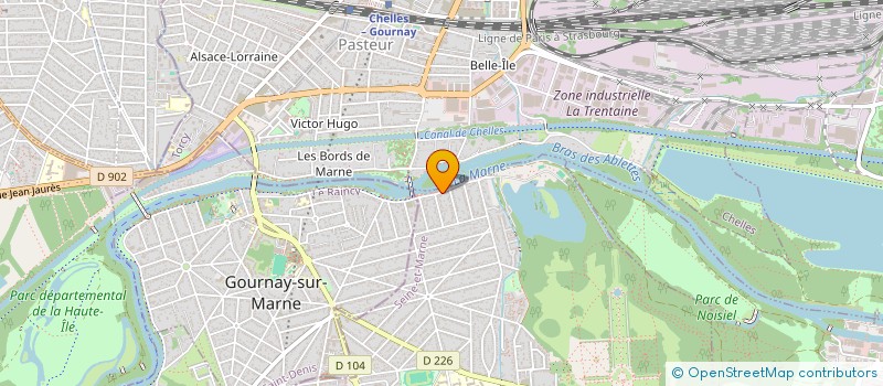 localisation de l'entreprise ECOGITO à CHAMPS-SUR-MARNE