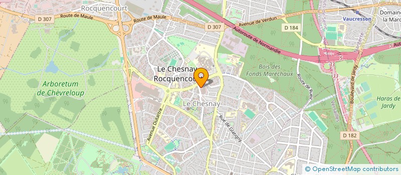 localisation de l'entreprise ECOGRAPHIE INTERNATIONALE à LE CHESNAY-ROCQUENCOURT