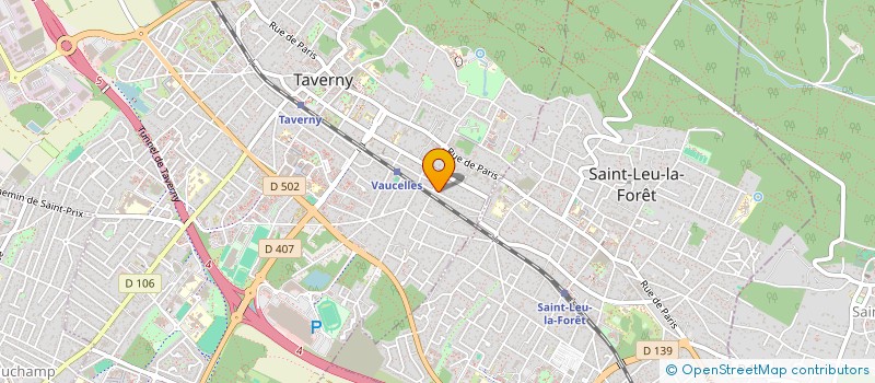 localisation de l'entreprise ECOGROUPE BATIMENT  TAVERNY