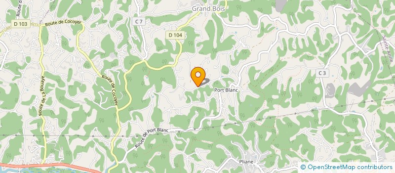 localisation de l'entreprise ECOGUADA  LE GOSIER