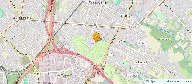 localisation de l'entreprise ECOH à WASQUEHAL