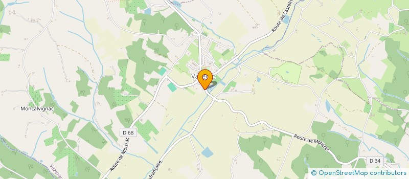 localisation de l'entreprise ECOHAIE NATURE  VAZERAC