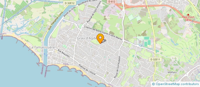 localisation de l'entreprise ECOHOME à AGDE