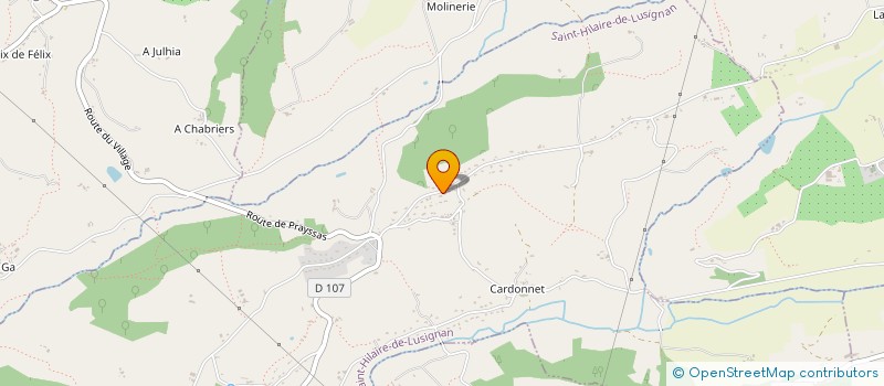 localisation de l'entreprise ECOHOME ENERGIE  SAINT-HILAIRE-DE-LUSIGNAN