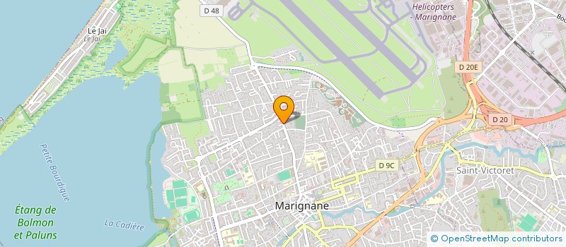 localisation de l'entreprise ECOHYGIENE 3D à MARTIGUES