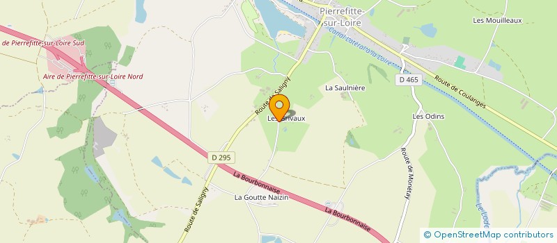 localisation de l'entreprise ECOJARDIN DES GRIVAUDS  PIERREFITTE-SUR-LOIRE