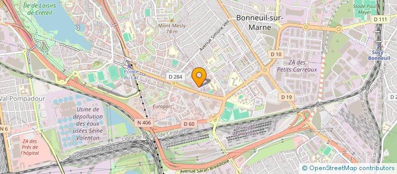 localisation de l'entreprise ECOJED  CRETEIL