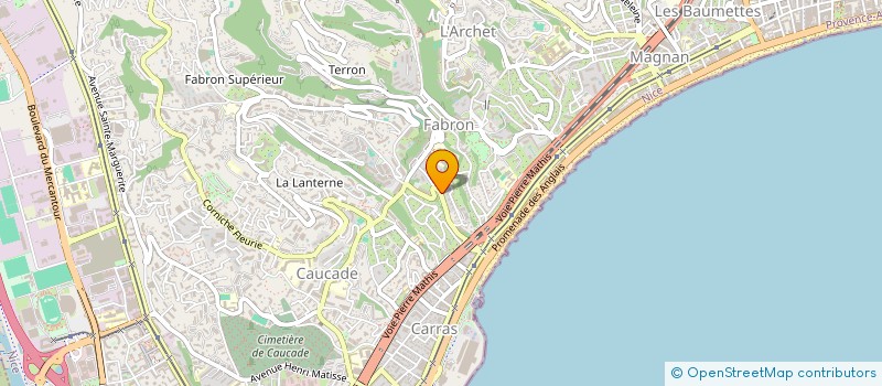 localisation de l'entreprise ECOKONZEPT à NICE