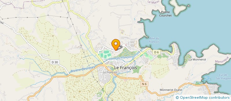 localisation de l'entreprise ECOL'EAU BRUMES à LE FRANCOIS