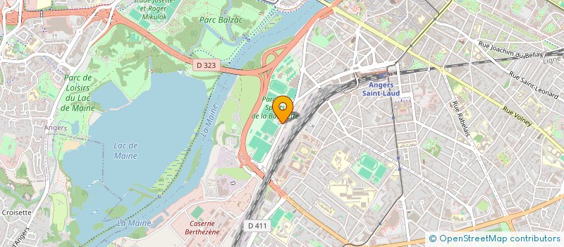 localisation de l'entreprise ECOL ENSEIGN TECH GENER PRIVEE SPORTIFS à ANGERS