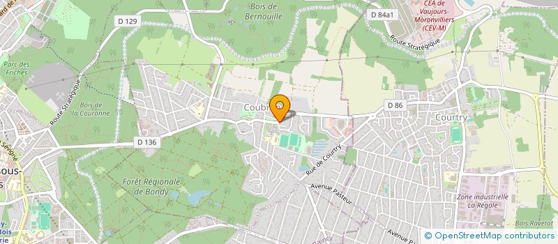 localisation de l'entreprise ECOL EXPRESS ARTIST MUSIC RYTH  COUBRON