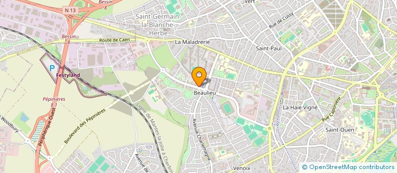 localisation de l'entreprise ECOL'O à CAEN