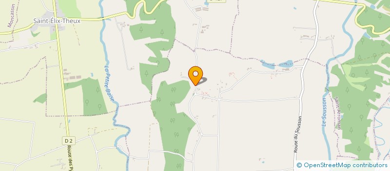 localisation de l'entreprise ECOL'OCIRC  LAGARDE-HACHAN