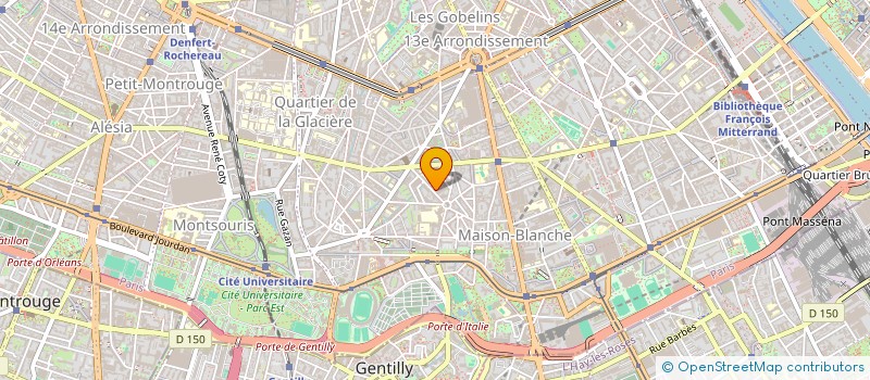 localisation de l'entreprise ECOL PROF ASS OUV INST PREIS  PARIS