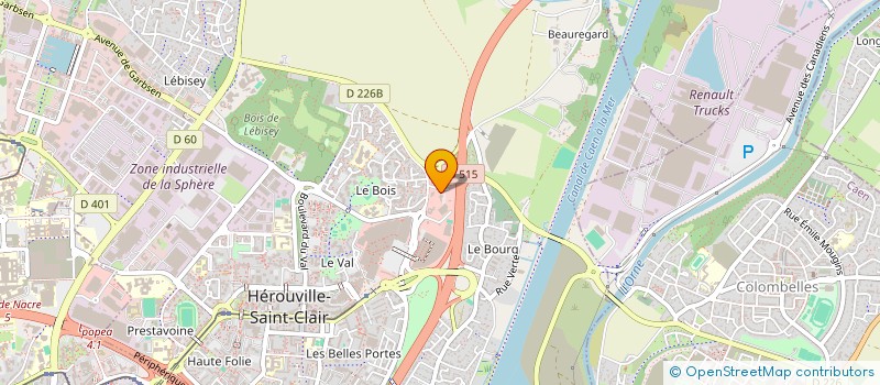 localisation de l'entreprise ECOLA à HEROUVILLE-SAINT-CLAIR
