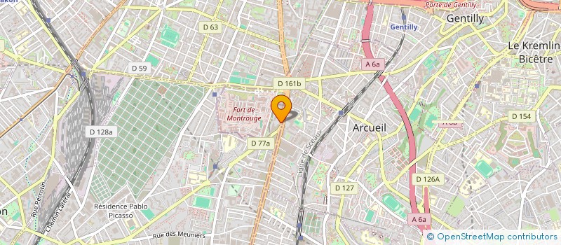 localisation de l'entreprise ECOLAB FR 4 SAS à BAGNEUX