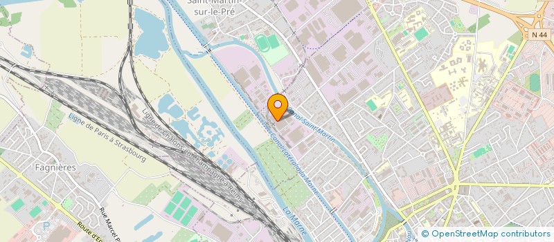 localisation de l'entreprise ECOLAB PRODUCTION FRANCE  CHALONS-EN-CHAMPAGNE