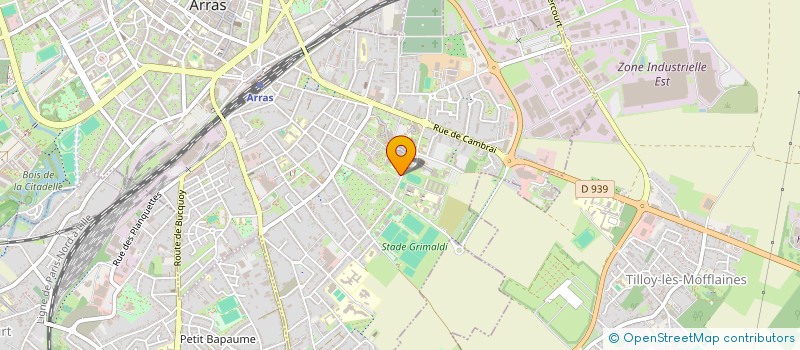 localisation de l'entreprise ECOLABARTOIS à ARRAS