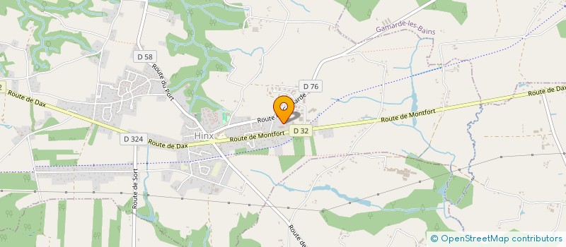 localisation de l'entreprise ECOLANDES  HINX