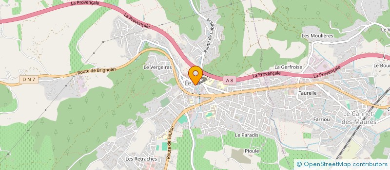 localisation de l'entreprise ECOLAUTO.FR à LE LUC