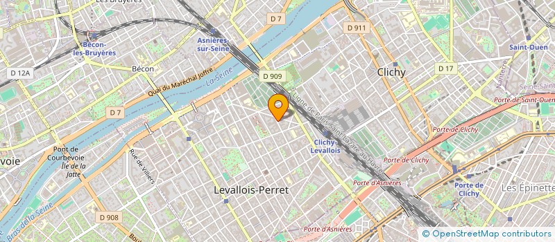 localisation de l'entreprise ECOLE 109 à LEVALLOIS-PERRET