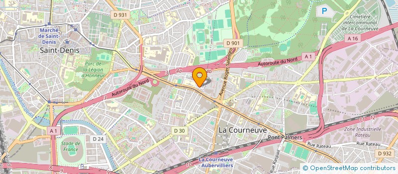 localisation de l'entreprise ECOLE 2 RUE à SAINT-DENIS