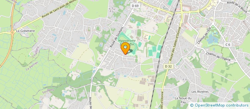 localisation de l'entreprise ECOLE 3 LAA JANGEE à CHALLANS
