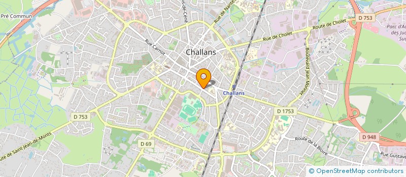 localisation de l'entreprise ECOLE à SOULLANS