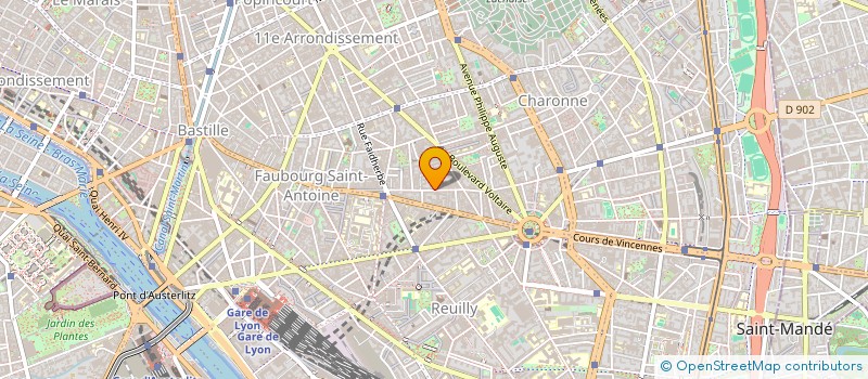 localisation de l'entreprise ECOLE ACTIVE ET INTERNATIONALE à PARIS