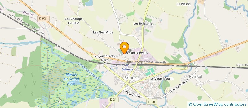 localisation de l'entreprise ECOLE AGRICOLE PRIVEE à BRIOUZE