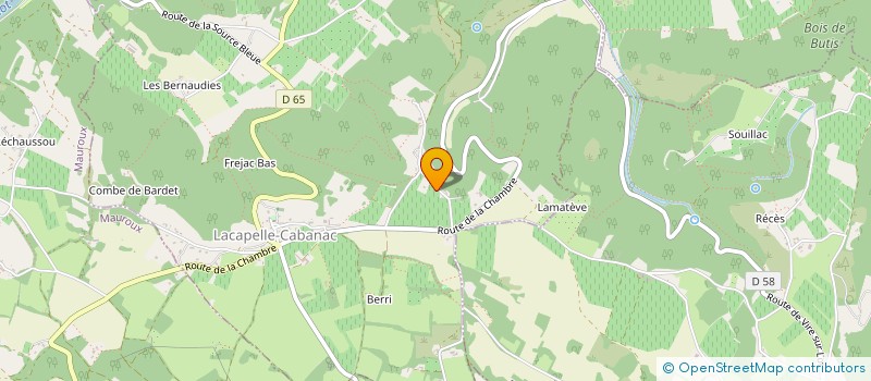 localisation de l'entreprise ECOLE ALAIN SENDERENS - ESPRIT DU GOUT  PUY L'EVEQUE