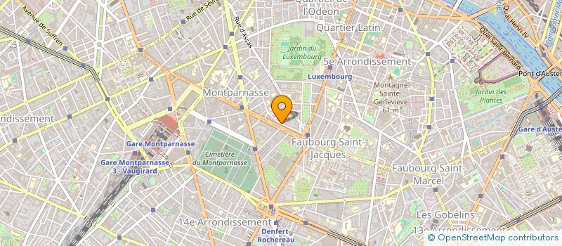 localisation de l'entreprise ECOLE ALSACIENNE à PARIS