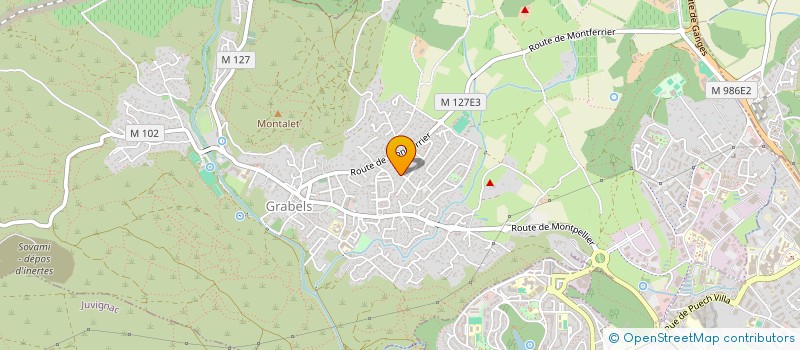 localisation de l'entreprise ECOLE ANALYSE TRANSACT MONTPELLIER à GRABELS